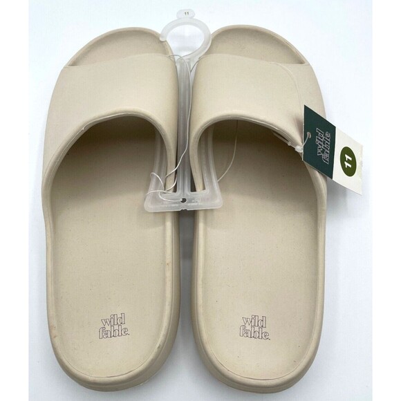 Women's Sandals - Size 11 - Wild Fable Robbie Slide - Off White - NEW With Tags - Picture 3 of 7